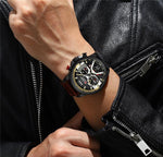 Curren Men's Hot Luxury Chronograph Quartz Wrist Watch For Men 8329 - Skmeico