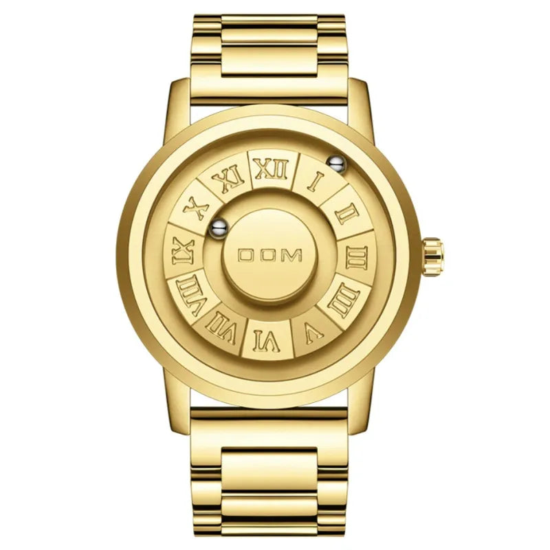 DOM Creative Magnetic Suspension Waterproof Watch For Men 1726BL 