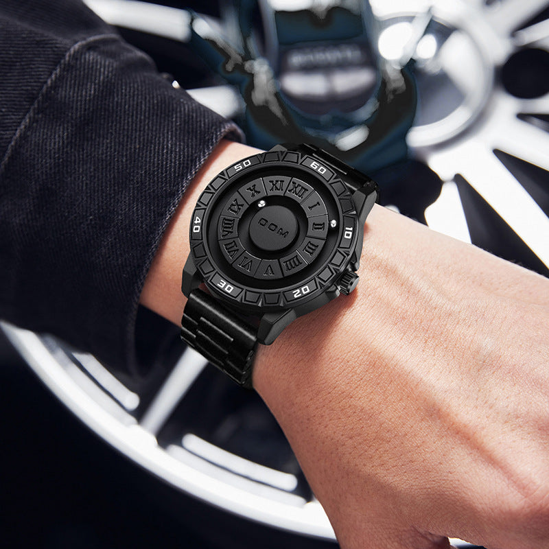 Dom M1726BL-1M Creative Magnetic Suspension Quartz Watch for Men 