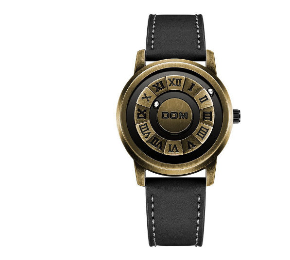 Dom M1726BL-1M Creative Magnetic Suspension Quartz Watch for Men 
