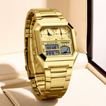 Foxbox Dual Display Multifunctional Waterproof Sports Watch for men FB0057 