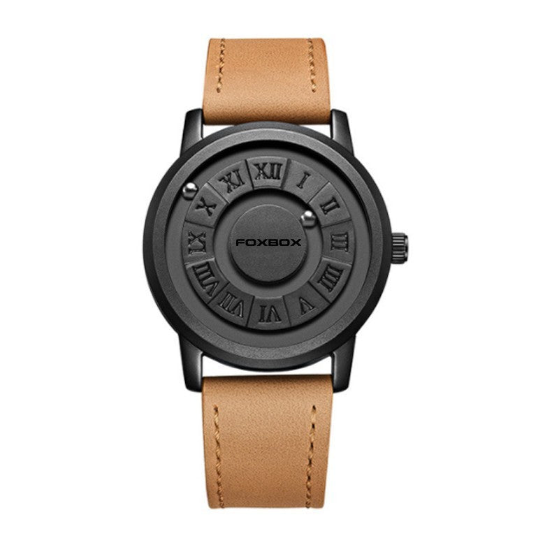 Foxbox FB0047 Magnetic Suspension Watch Men's Creative Quartz Watch For Men 