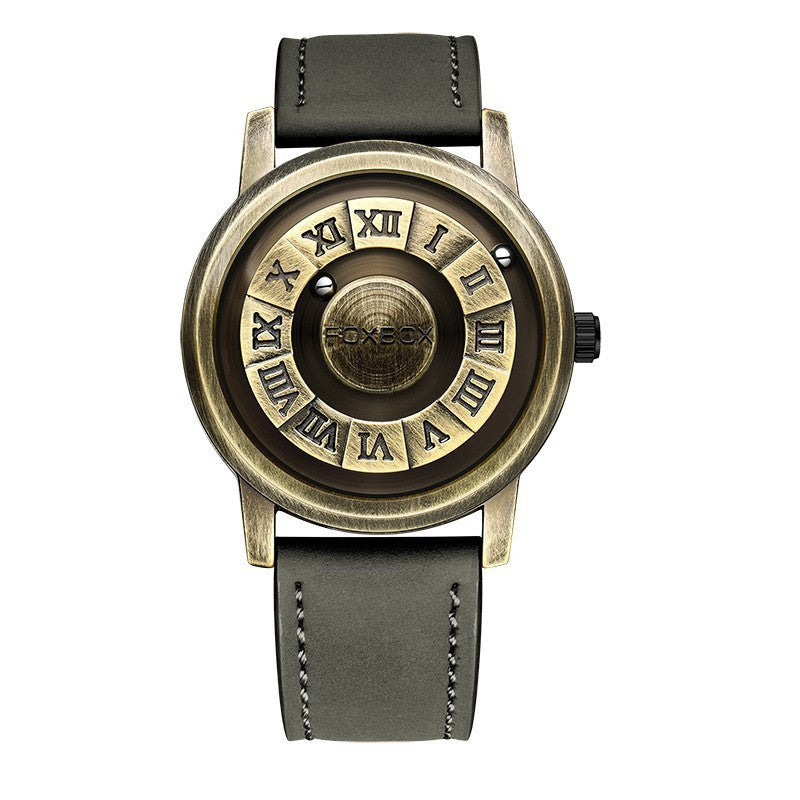 Foxbox FB0047 Magnetic Suspension Watch Men's Creative Quartz Watch For Men 