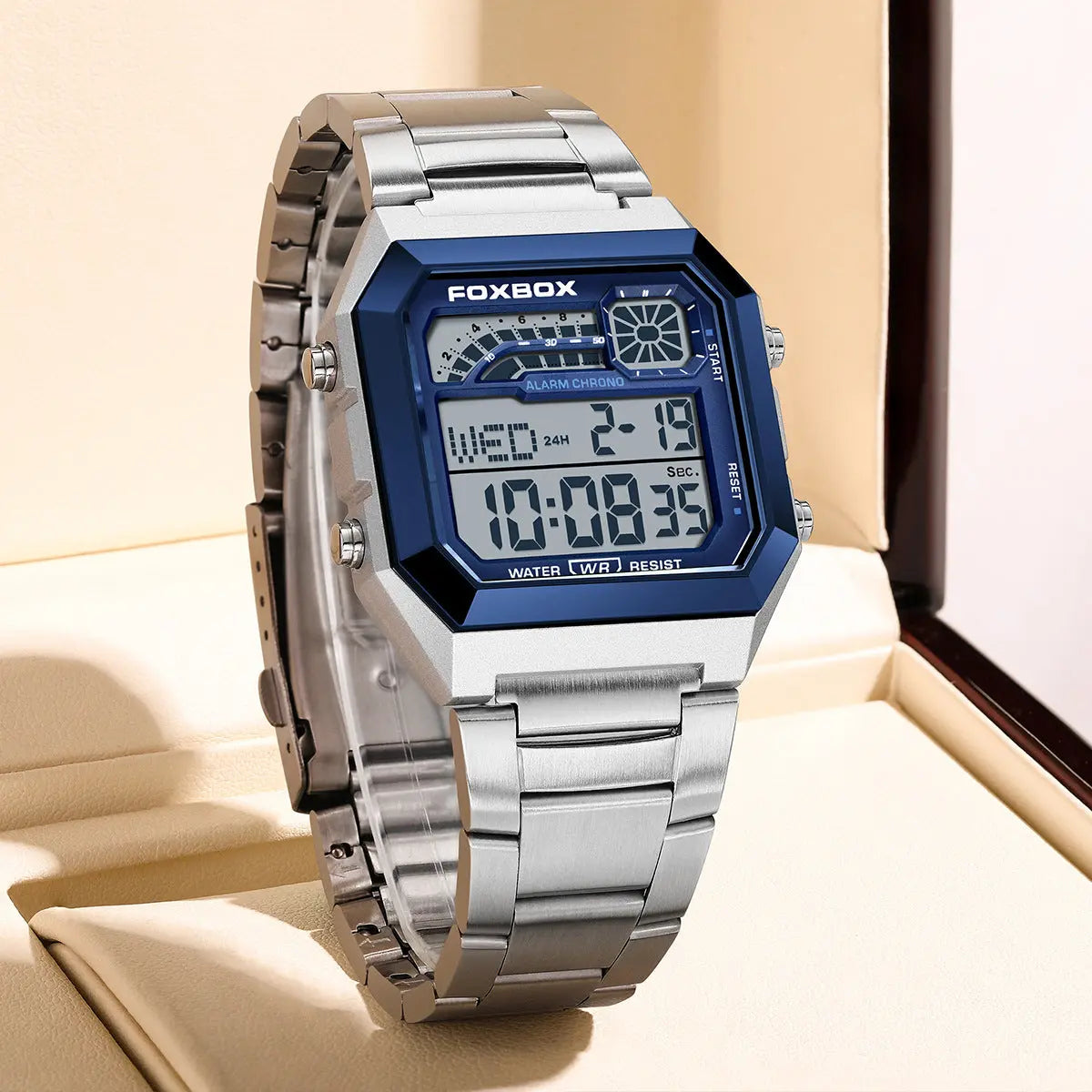Foxbox FB0076 Square Electronic Sports Digital watch for men Foxbox