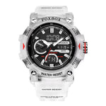 Foxbox Waterproof Luminous Large Dial Double Display Electronic Watch for Men FB0052 - TempoqWatch