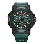 Foxbox Waterproof Luminous Large Dial Double Display Electronic Watch for Men FB0052 - TempoqWatch