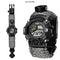 H009 Multifunctional Parachute Cord Outdoor Survival Bracelet Firestone Survival Whistle Compass Digital Watch
