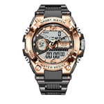 Lige 8922 Analog Digital Quartz Watch Waterproof Watch For Men - Skmeico