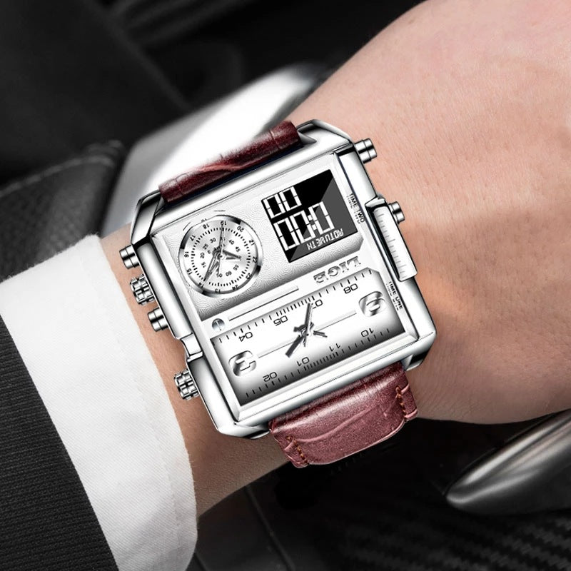 Lige Analog Digital Luxury watch for Men 8925 - Skmeico