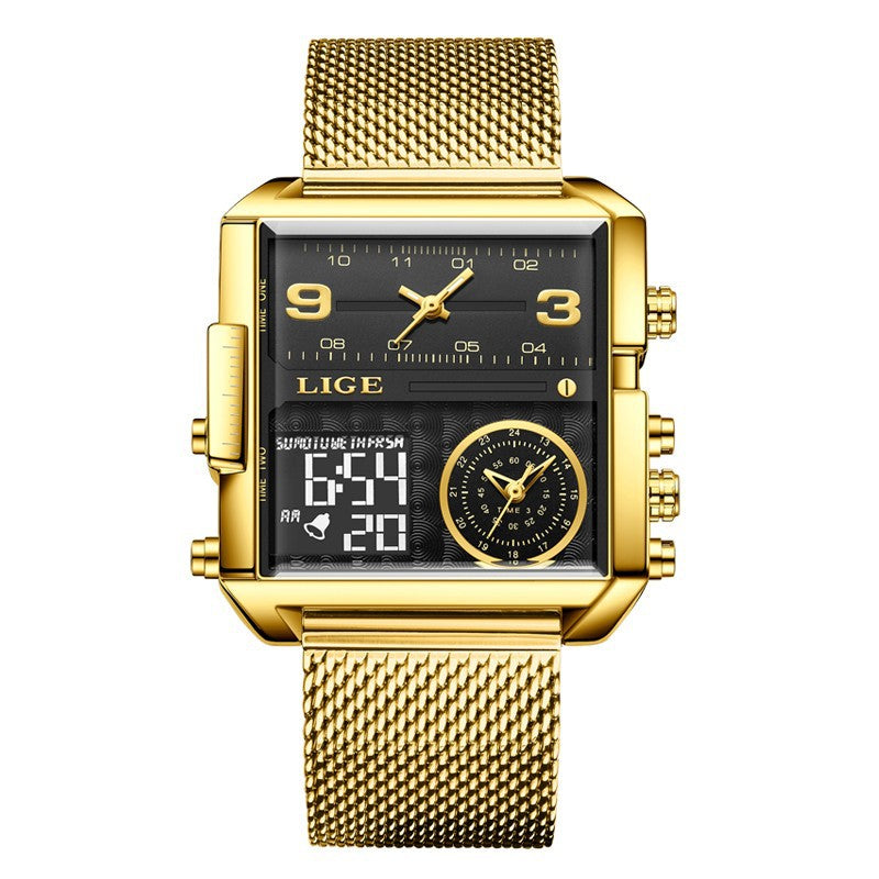 Lige Analog Digital Luxury watch for Men 8925 - TempoqWatch