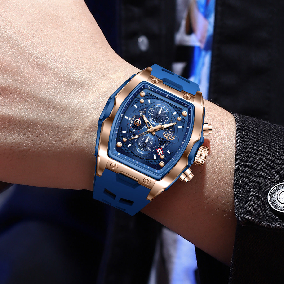 Lige LG89194 Attractive Luxury Quartz watch for Men 