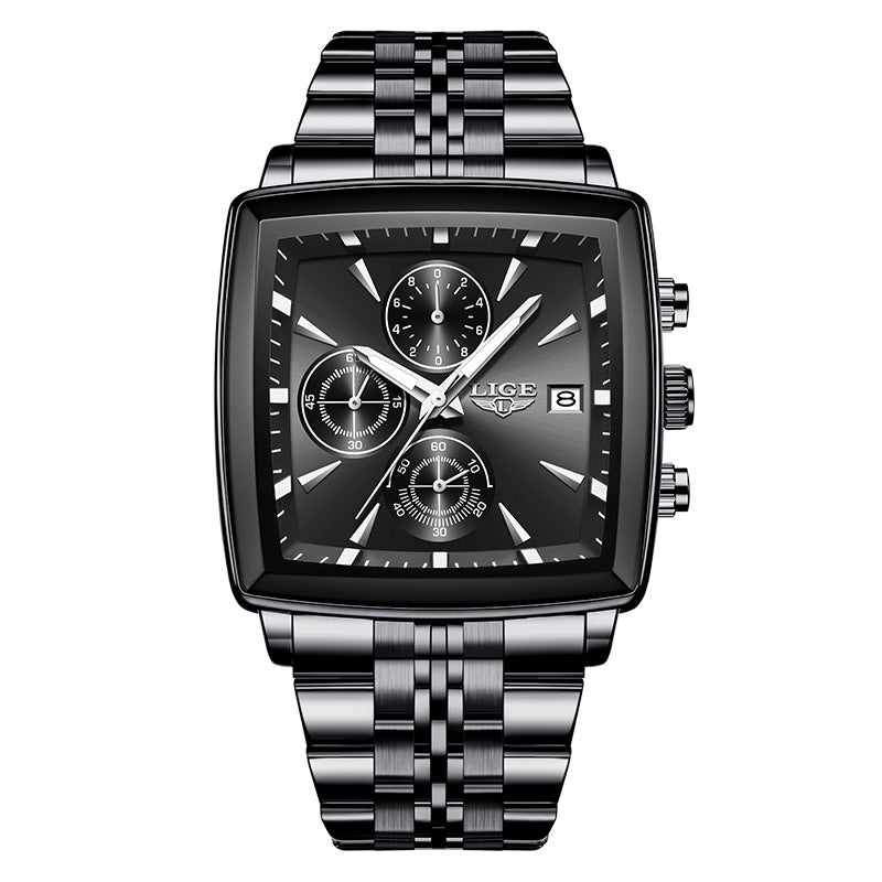 Lige LG89208 Quartz Chronograph Stainless Steel watch for Men 