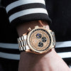 Lige Men's Quartz Watch Moon Phase Multifunctional Watch For Men 8989