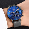 Lige Quartz Watch Analog Business Watch For Men & Women 9894
