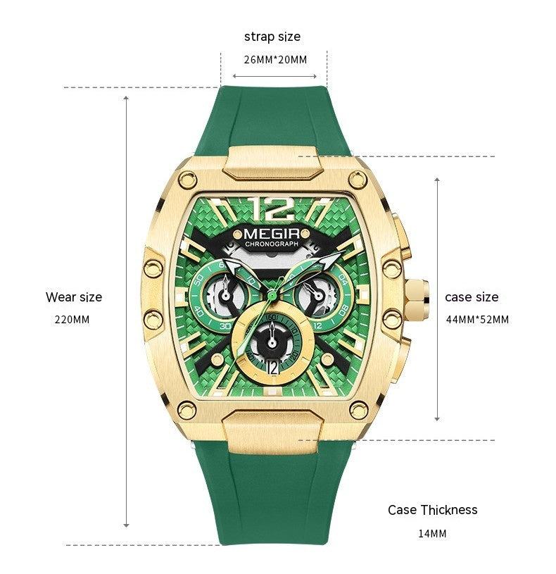 Megir Men's Chronograph Luxury Sport Quartz Watch For Men 8112 - Skmeico