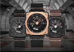 Megir Square Big Dial Watch Calendar Quartz Watch For Men 2040 - Skmeico