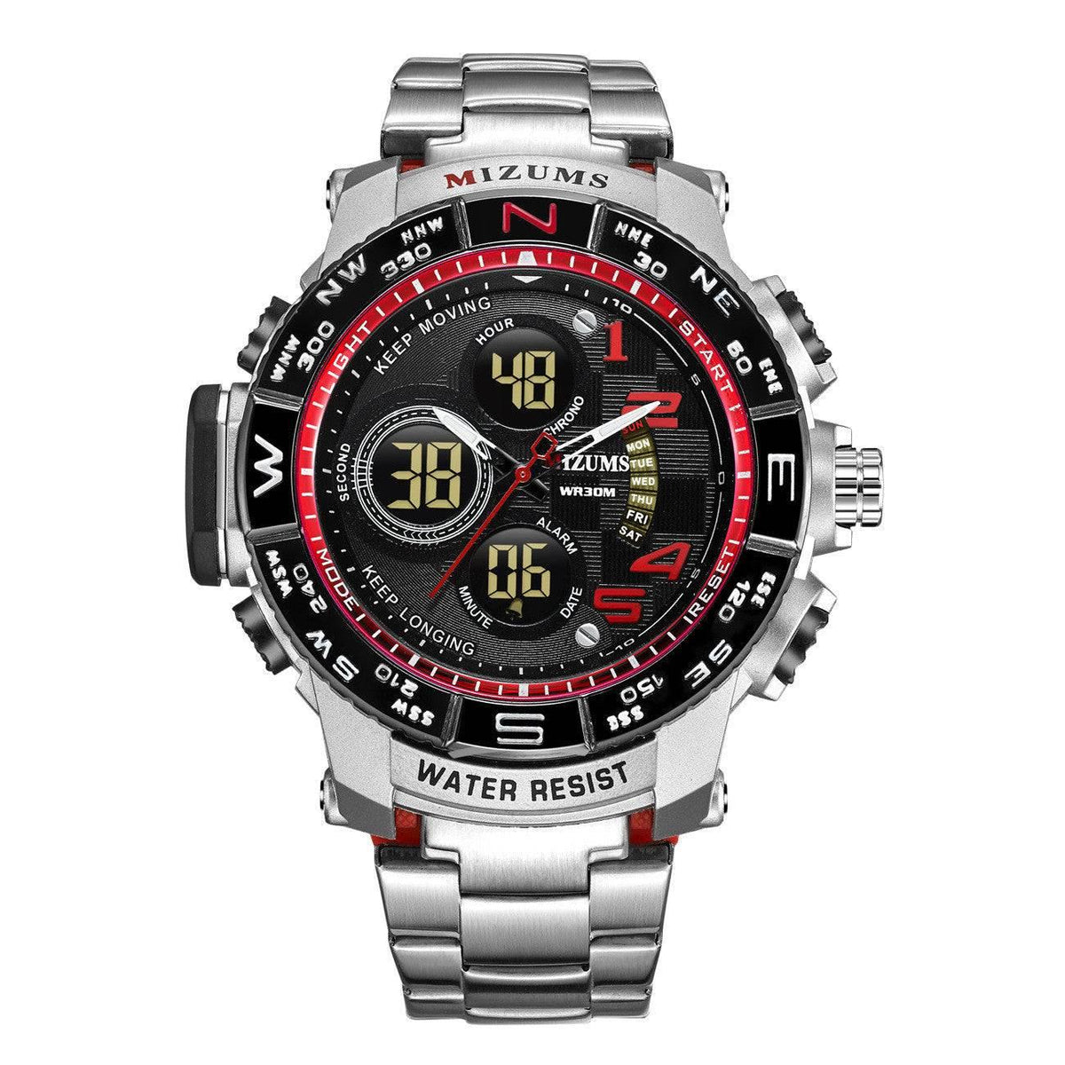 Mizums 8002 Analog Digital Quartz Watch For Men