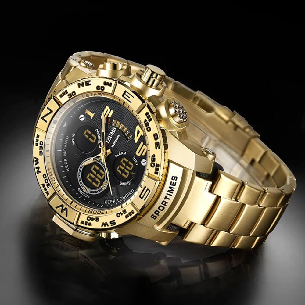 Mizums 8002 Analog Digital Quartz Watch For Men - Skmeico