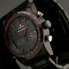 NAVIFORCE NF9024 Stainless Steel Analog Digital LED Watch for men