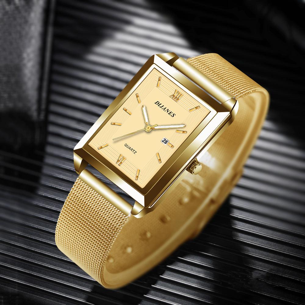 New Business Men's Casual Quartz Square Watch - Skmeico