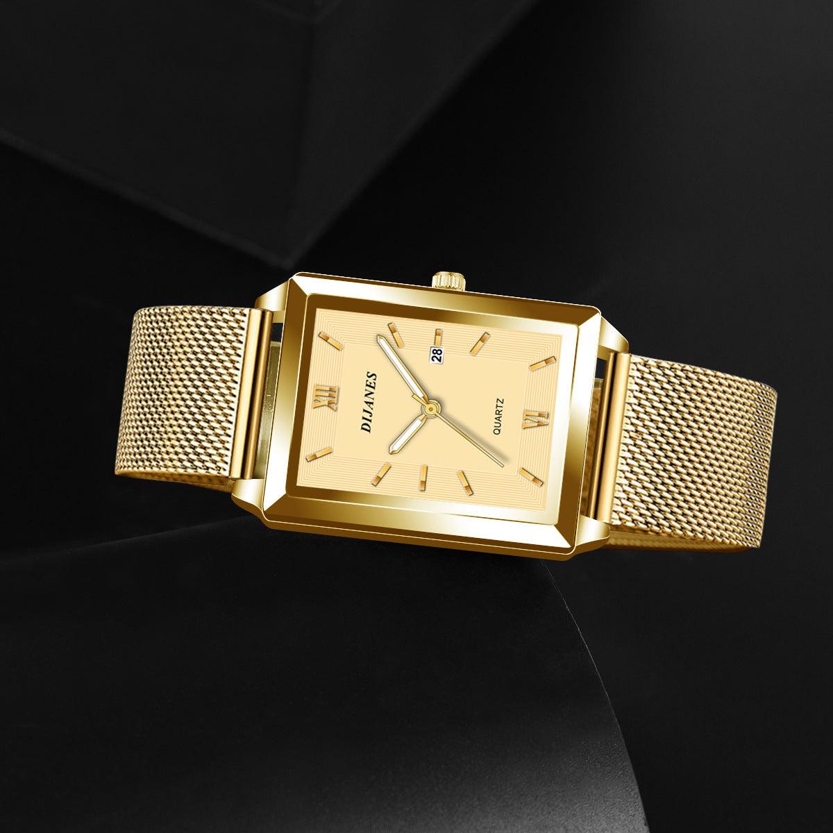 New Business Men's Casual Quartz Square Watch - Skmeico
