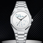 New Trend Luminous dial Simple Trend Octagonal Steel Watch for Men 