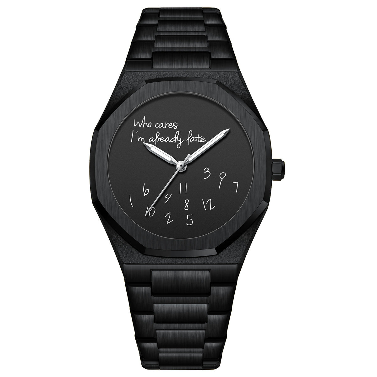 New Trend Luminous dial Simple Trend Octagonal Steel Watch for Men 
