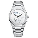 New Trend Luminous dial Simple Trend Octagonal Steel Watch for Men 