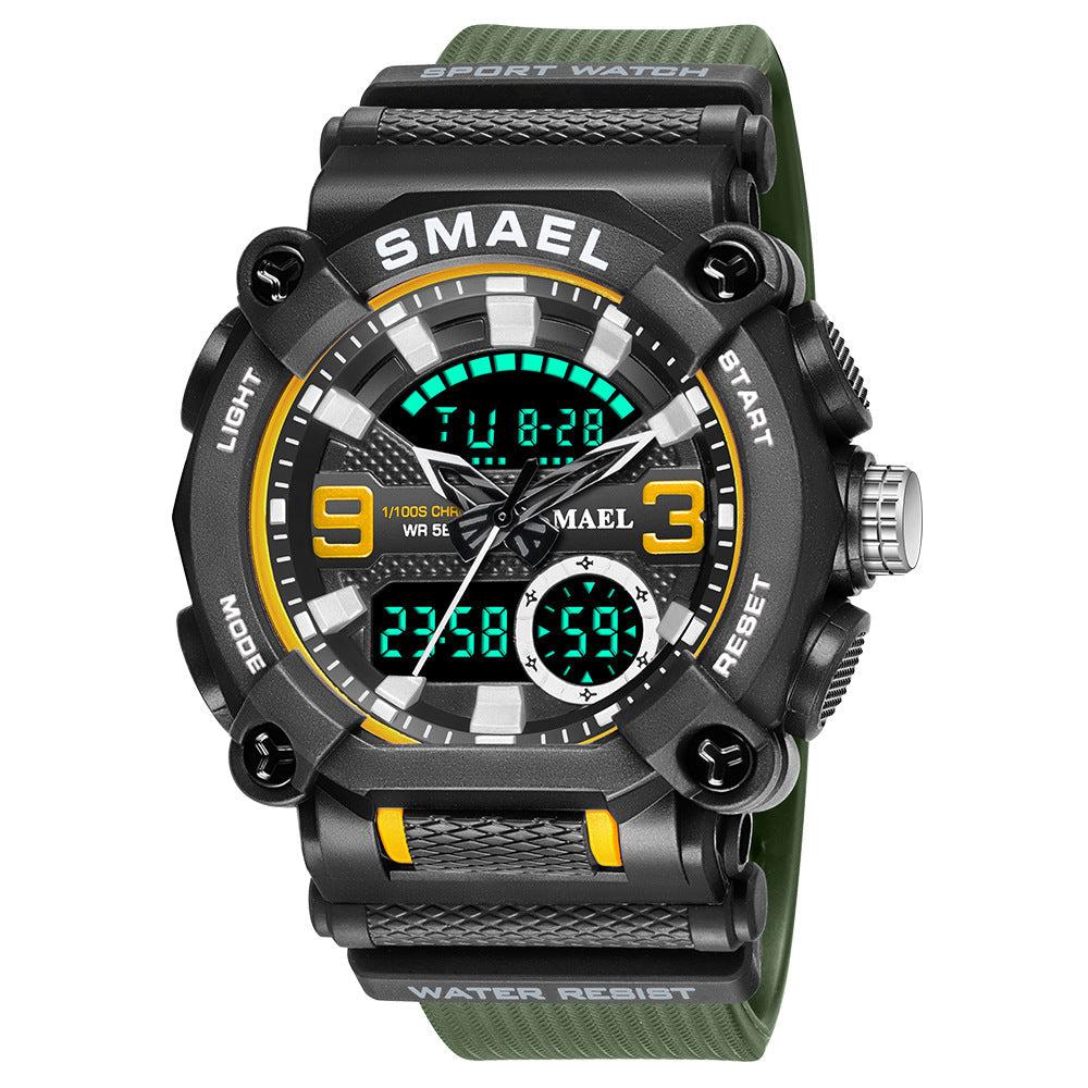 SMAEL Analog Digital Multifunctional waterproof Watch For Men 8052 - Skmeico