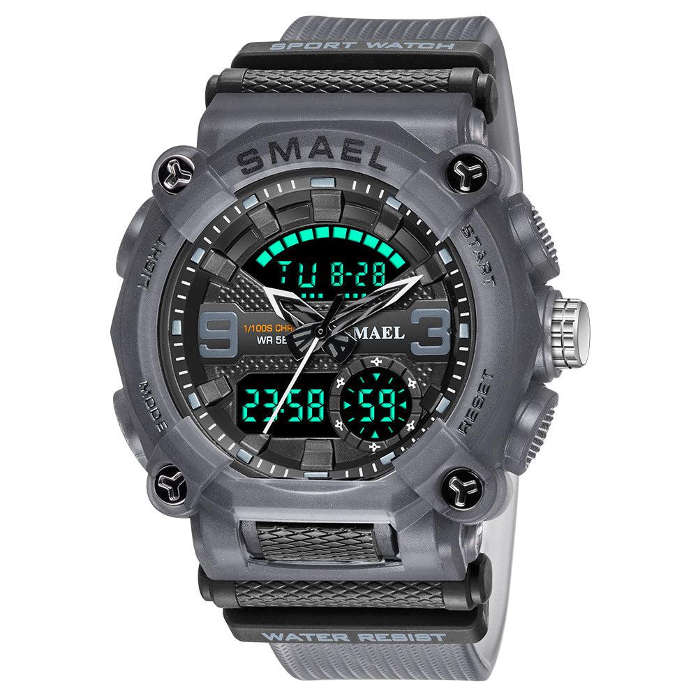 SMAEL Analog Digital Multifunctional waterproof Watch For Men 8052 - TempoqWatch