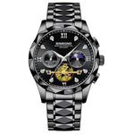 Binbond Steel Casual Multi-function Quartz Watch For Men B1236 - TempoqWatch