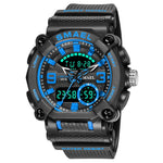 SMAEL Analog Digital Multifunctional waterproof Watch For Men 8052 - TempoqWatch