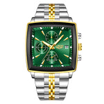 Lige LG89208 Quartz Chronograph Stainless Steel watch for Men