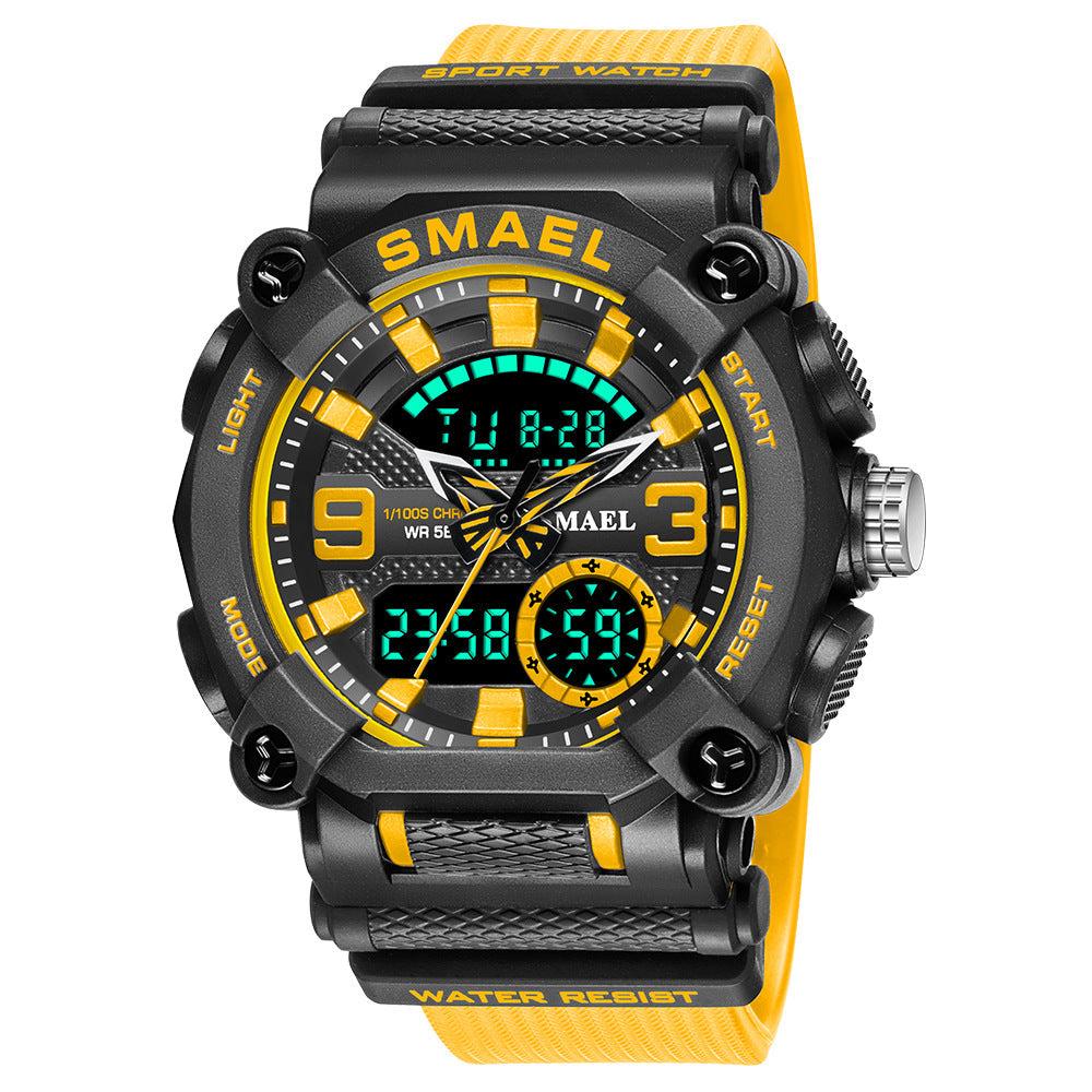 SMAEL Analog Digital Multifunctional waterproof Watch For Men 8052 - Skmeico