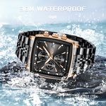 Lige LG89208 Quartz Chronograph Stainless Steel watch for Men