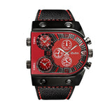 Oulm U Shape Quartz Multifunction Watch For Men 9315 