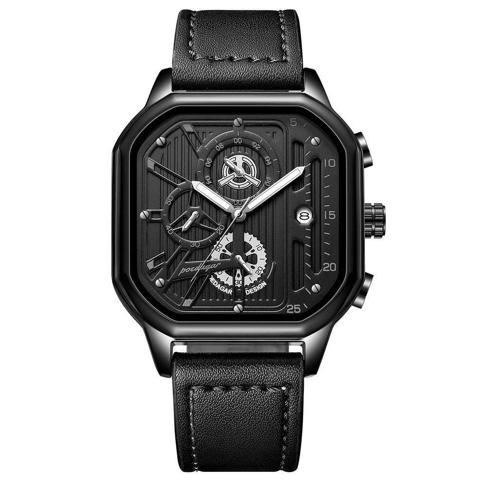 POEDAGAR 628 Multifunctional Quartz watch for men 