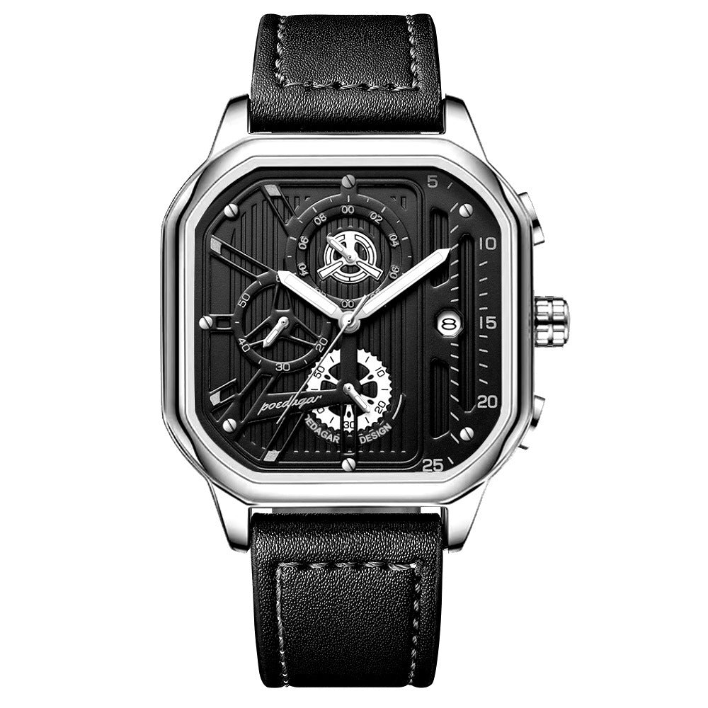 POEDAGAR 628 Multifunctional Quartz watch for men 