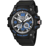 Panars 8010 Analog Digital Round Sports watch for Men Panars