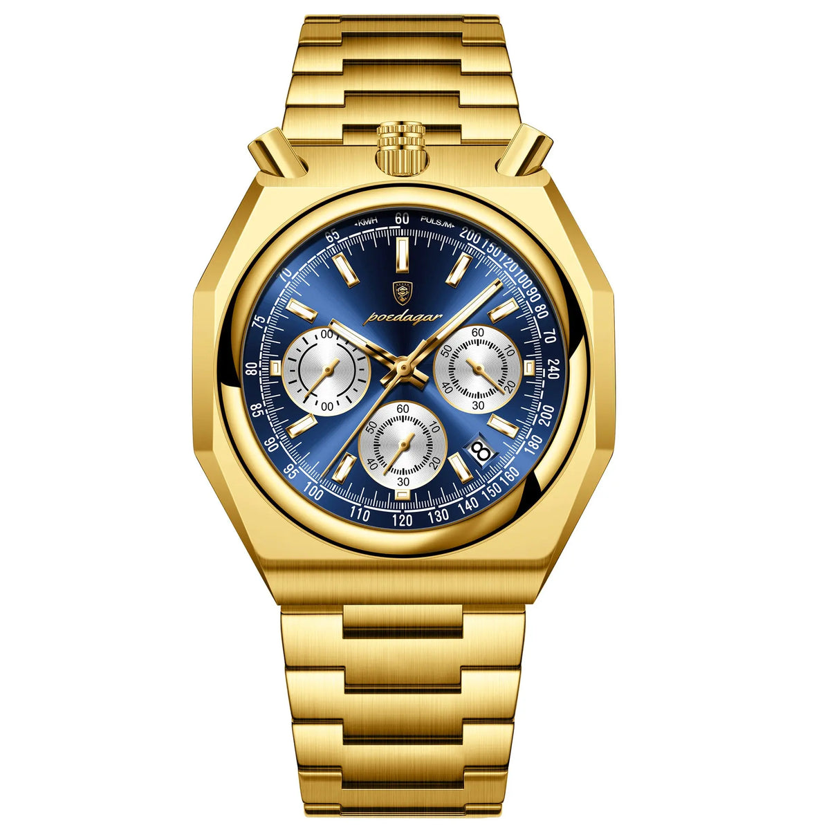 Poedagar 897 Luminous Quartz watch for Men Poedagar