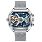 Poedagar E106 Multifunctional Waterproof Luminous watch for men 
