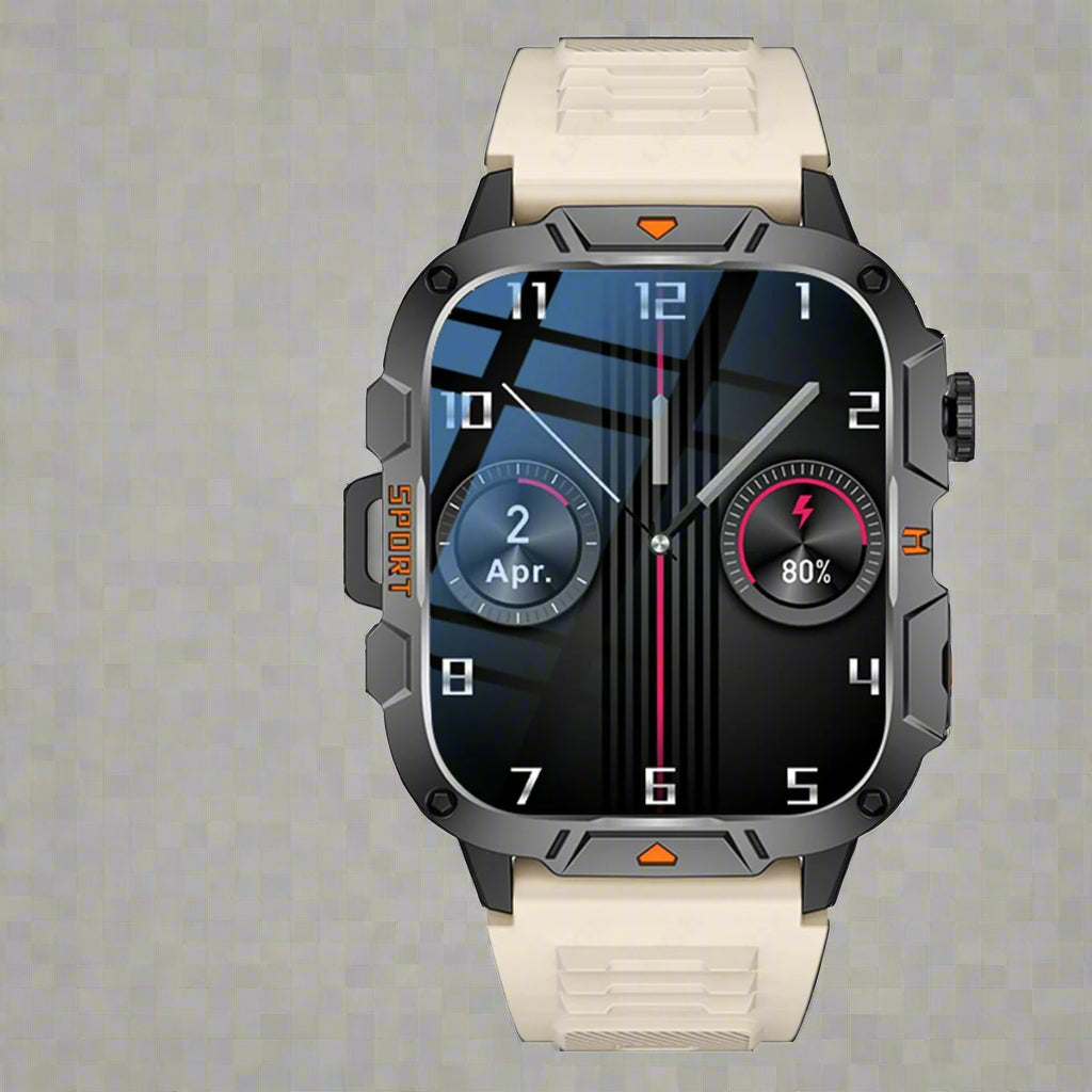 QX12 Square Large Screen Multi-function Sports Running Heart Rate Smart Watch 