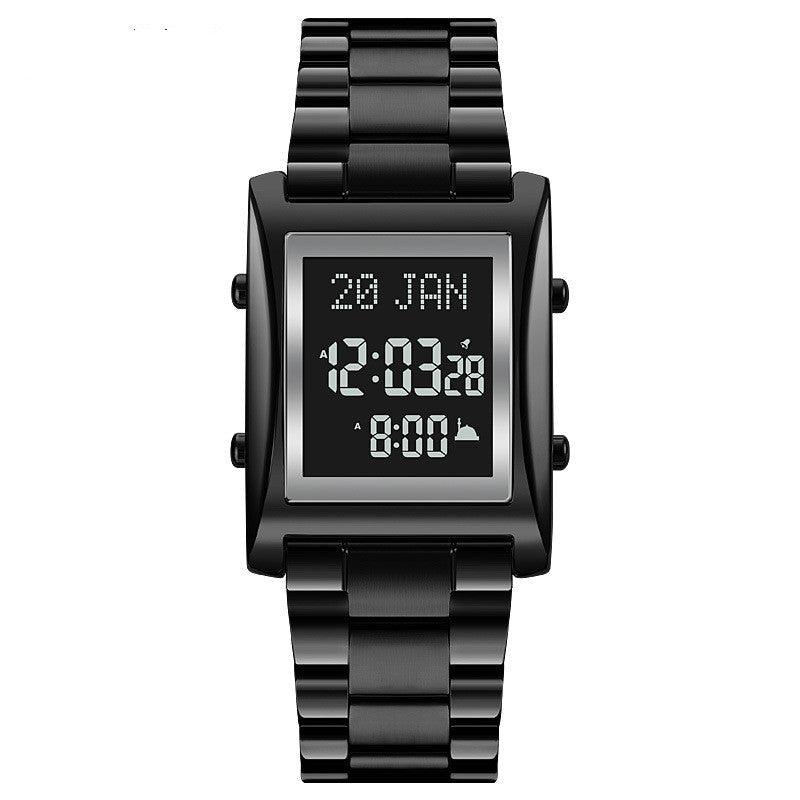 SKMEI 1815 Muslim Islamic Azan Prayer Watch Qibla Direction Multifunctional Digital Watches - Skmeico