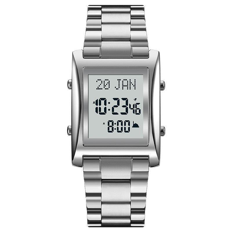 SKMEI 1815 Muslim Islamic Azan Prayer Watch Qibla Direction Multifunctional Digital Watches - Skmeico