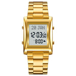 SKMEI 1815 Muslim Islamic Azan Prayer Watch Qibla Direction Multifunctional Digital Watches - Skmeico