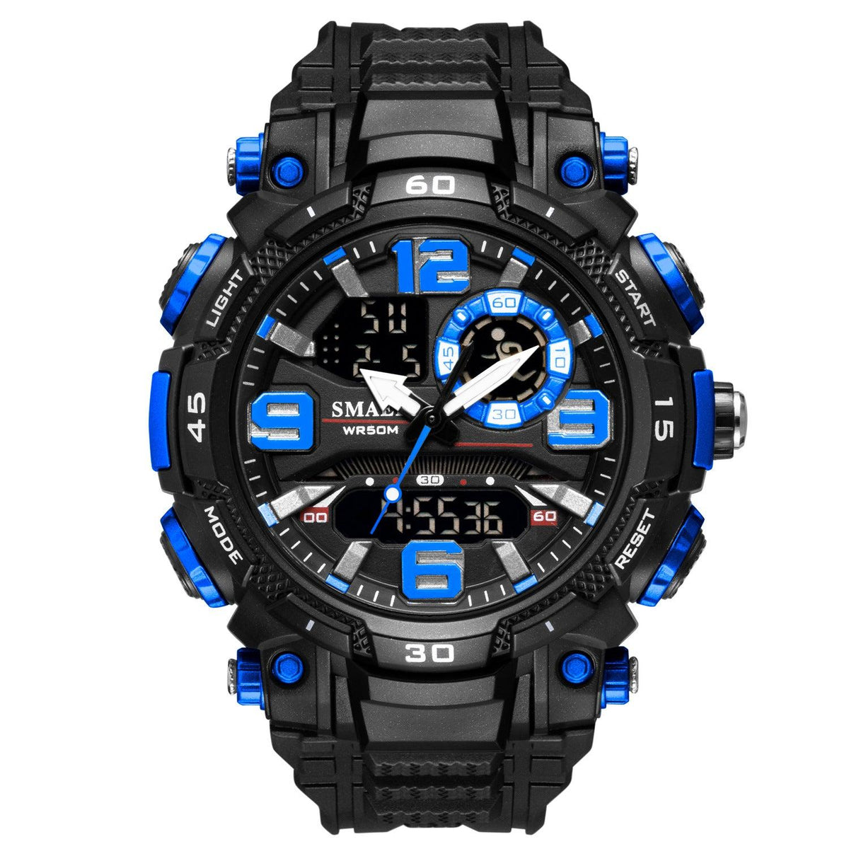 SMAEL Analog Digital Sports Watch For Men 1921 - Skmeico