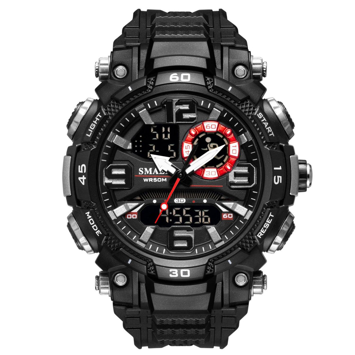 SMAEL Analog Digital Sports Watch For Men 1921 - Skmeico