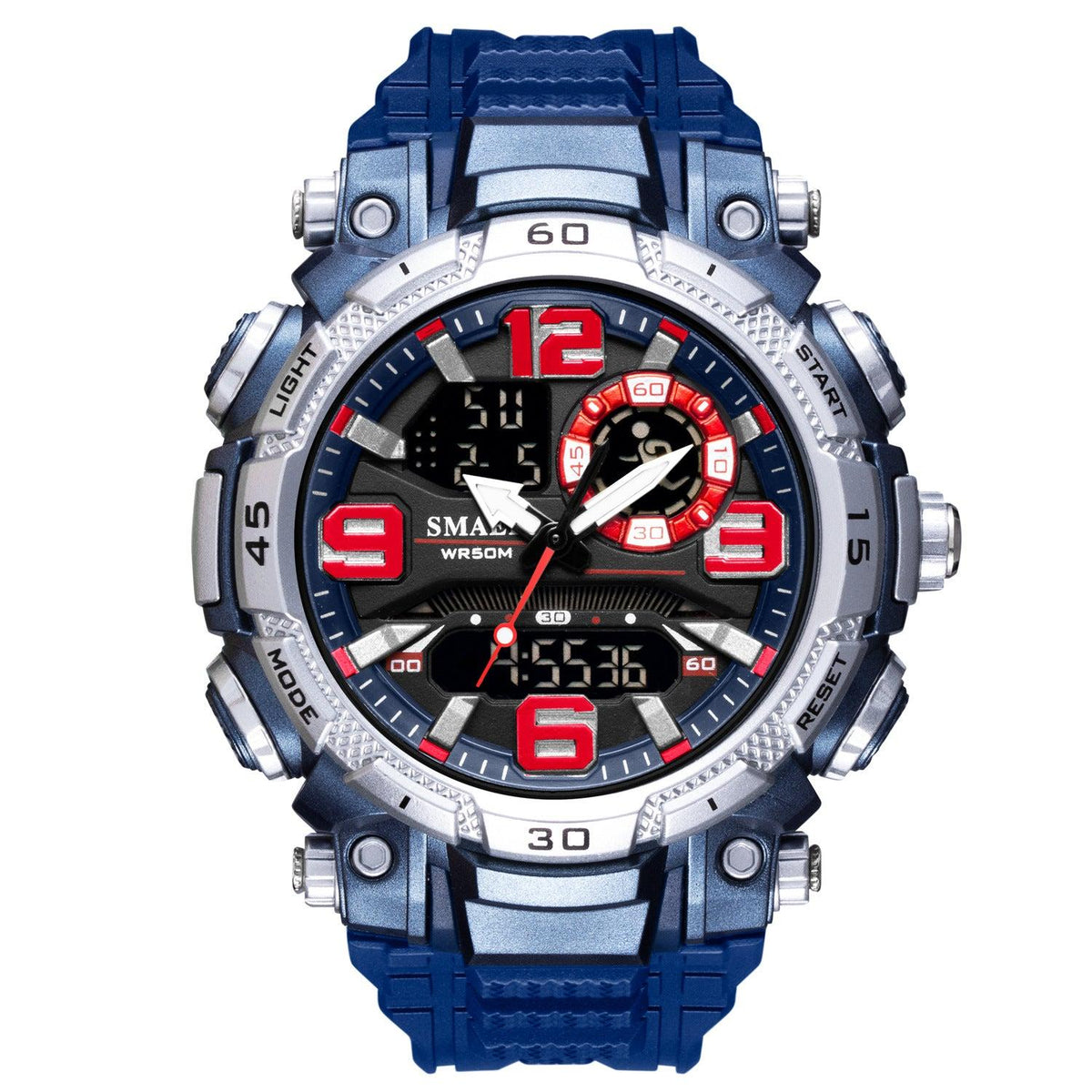 SMAEL Analog Digital Sports Watch For Men 1921 - Skmeico