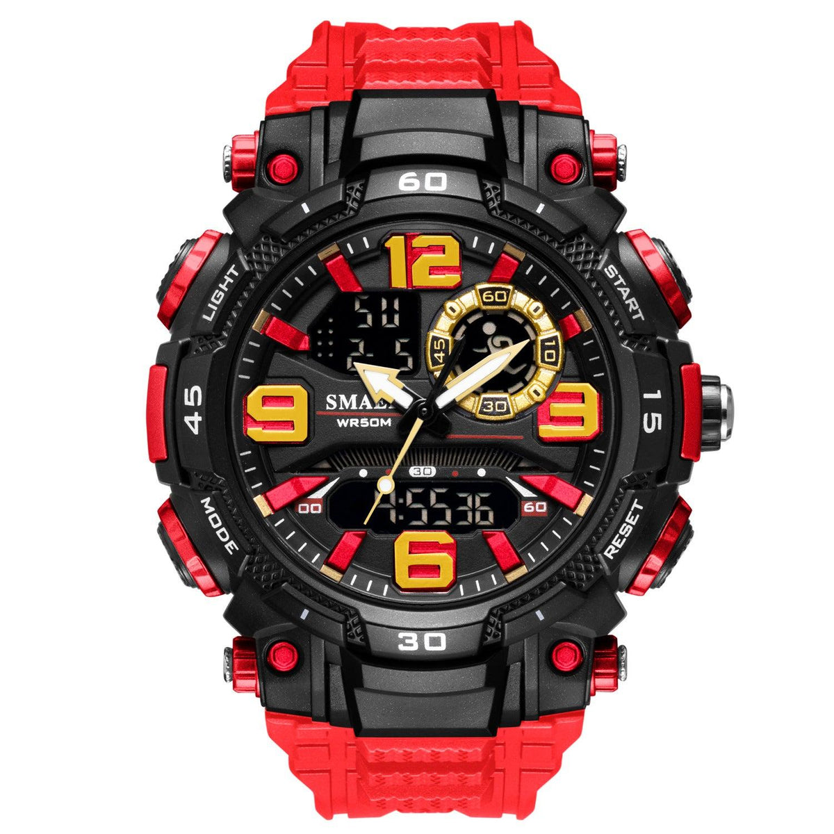 SMAEL Analog Digital Sports Watch For Men 1921 - Skmeico