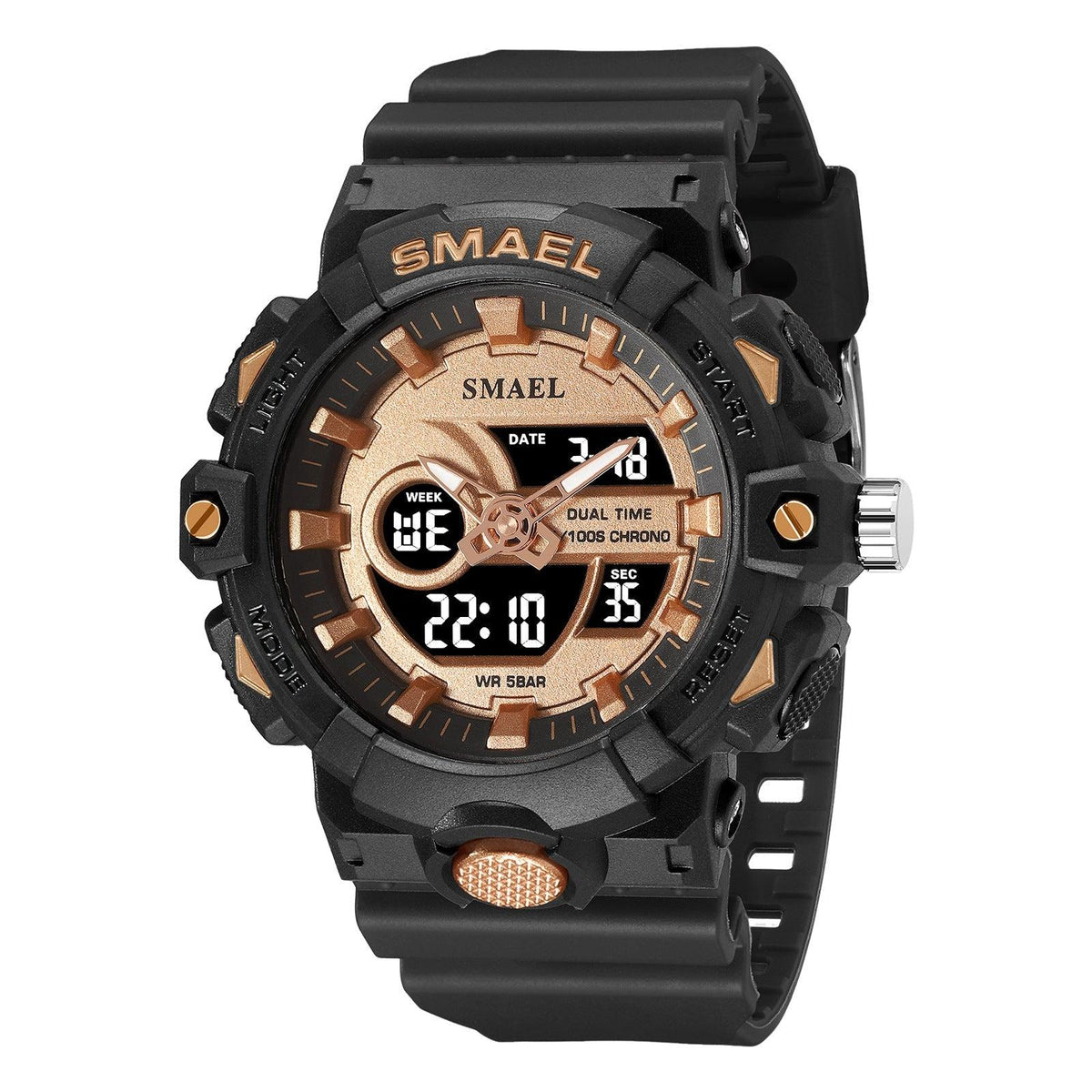 SMAEL Analog Digital Sports Watch For Men 8081 - Skmeico